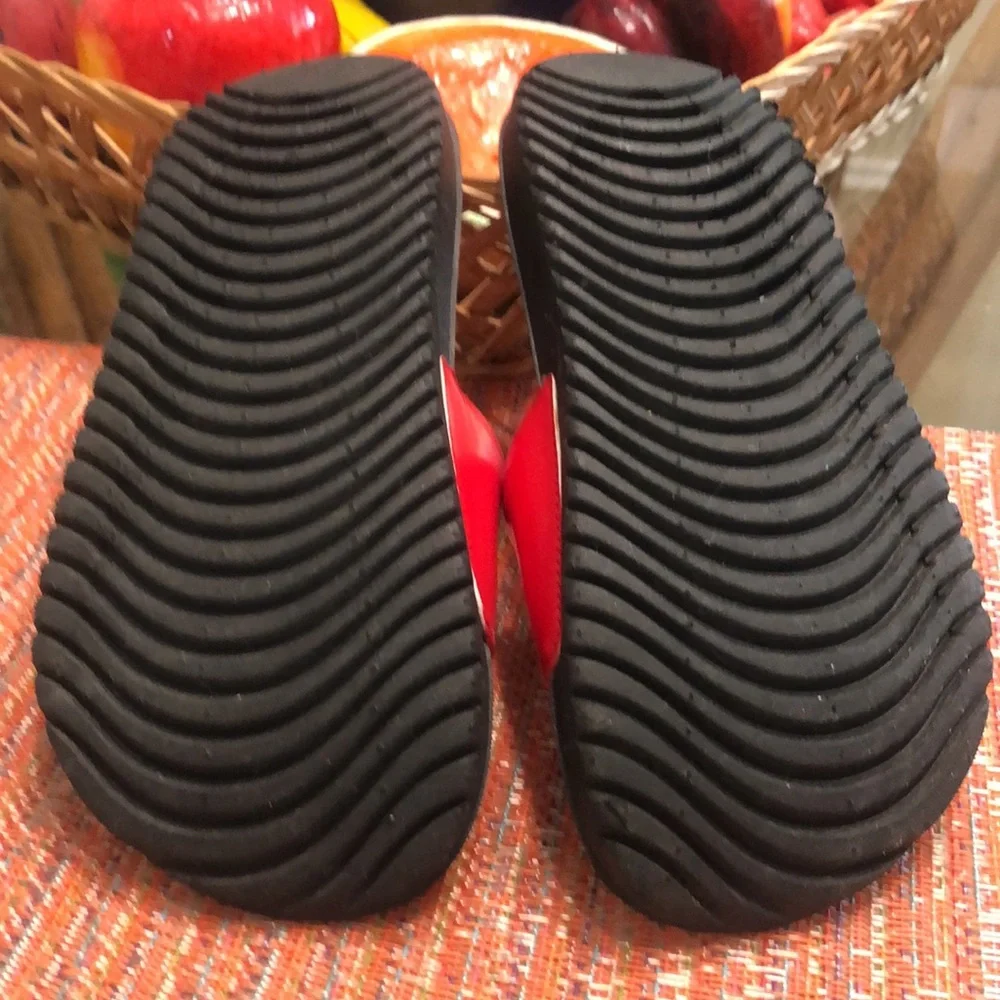 🔴Nike Kids Red Kawa Slides - Picture 4 of 6